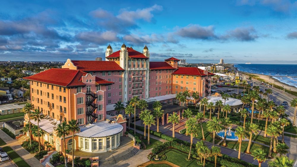 Grand Galvez exterior in Galveston