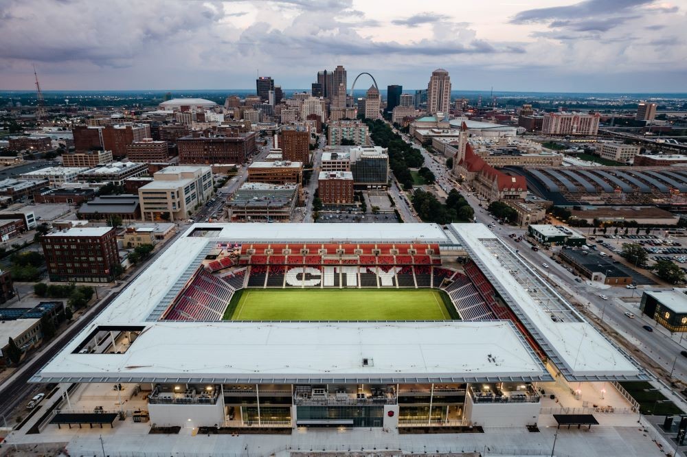 CITYPARK field aerial in St. Louis