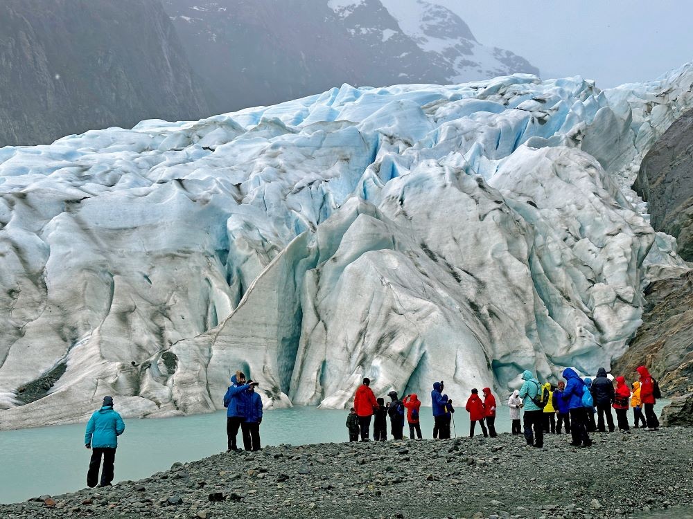 Hiking to Bernal Glacier in Patagonian Chile 