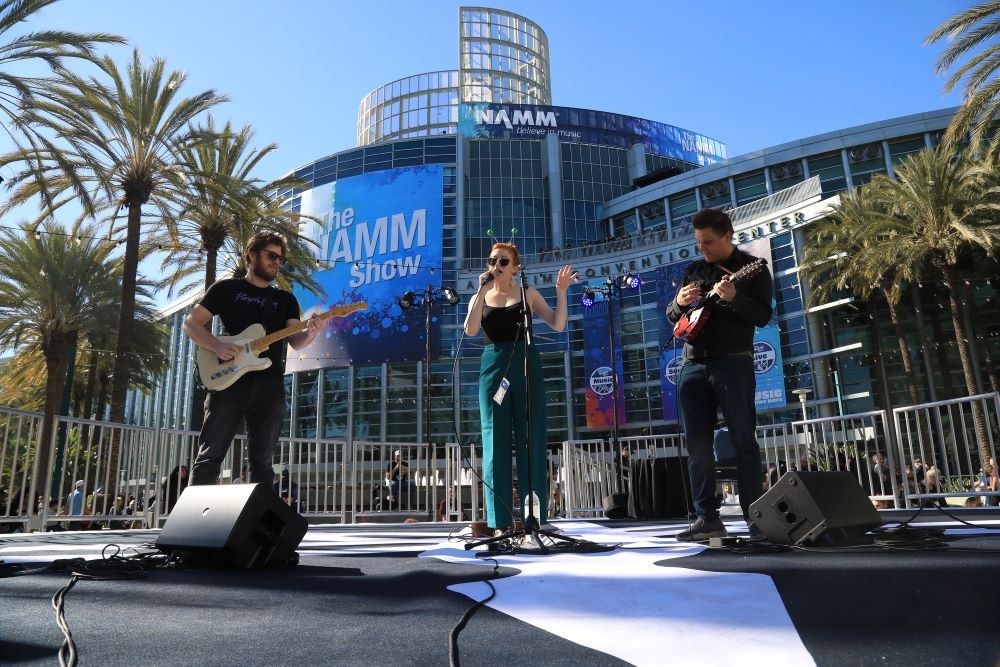 NAMM Show 2024 Outisde Anaheim Convention Center