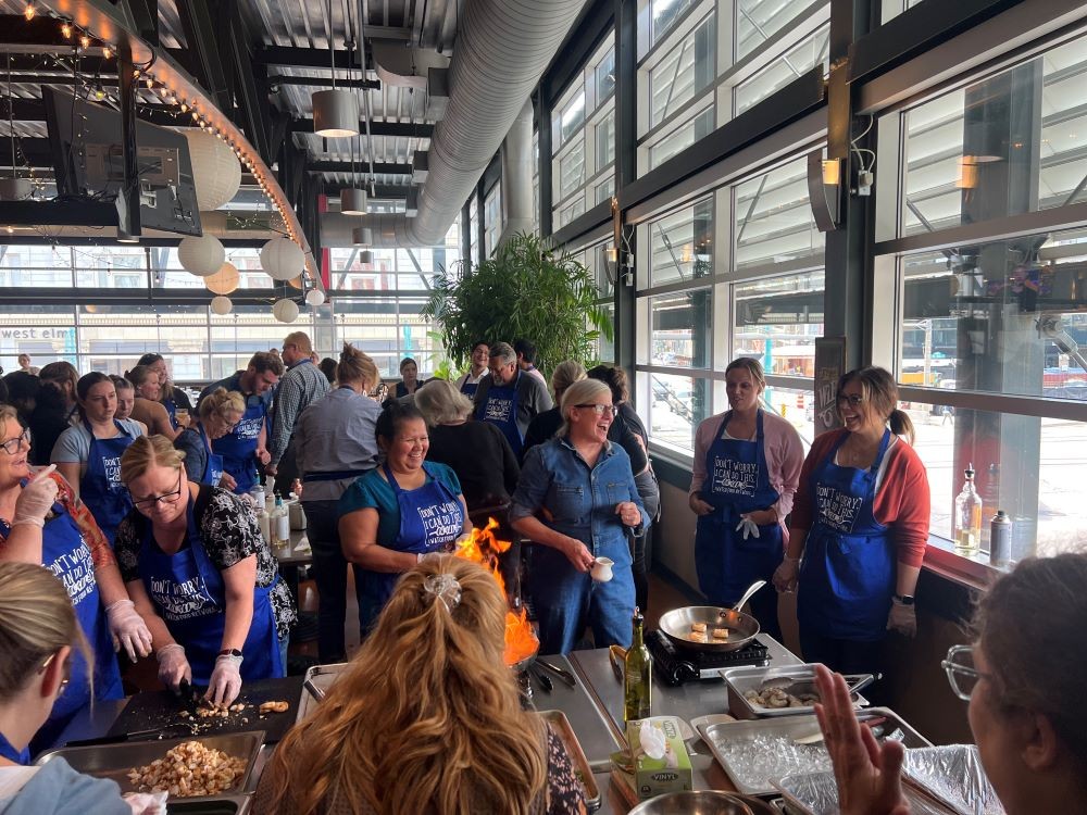 Cooking class at Milwaukee Public Market