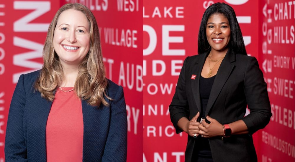 Photo of Cynthia Mokotoff (left) and Sheretha Bell (right)