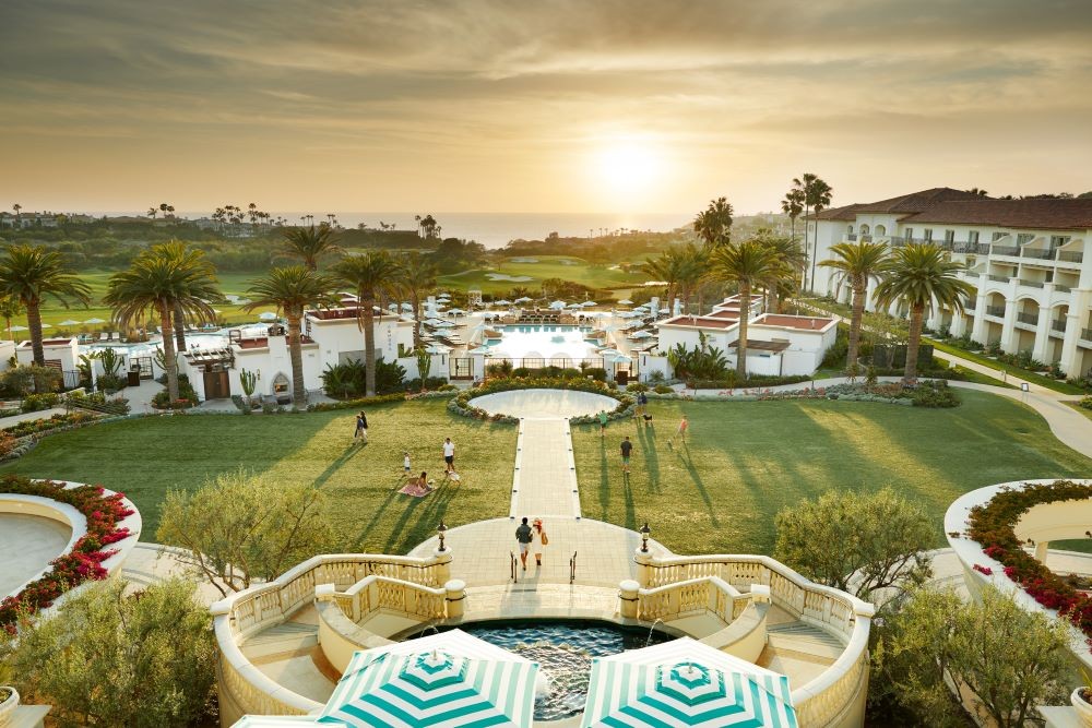 Waldorf Astoria Monarch Beach aerial resort view