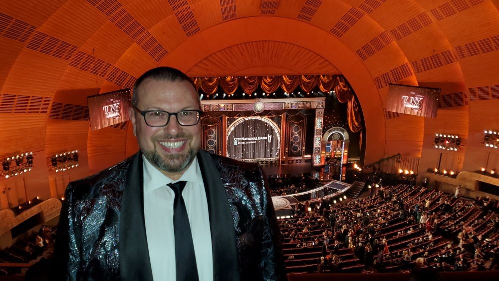 Photo of Jason Ware at the Tony Awards.