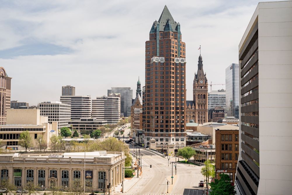 Views from the Baird Center, Milwaukee