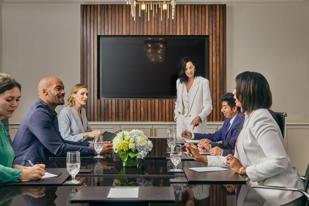 Boardroom meeting at Signia by Hilton Orlando Bonnet Creek