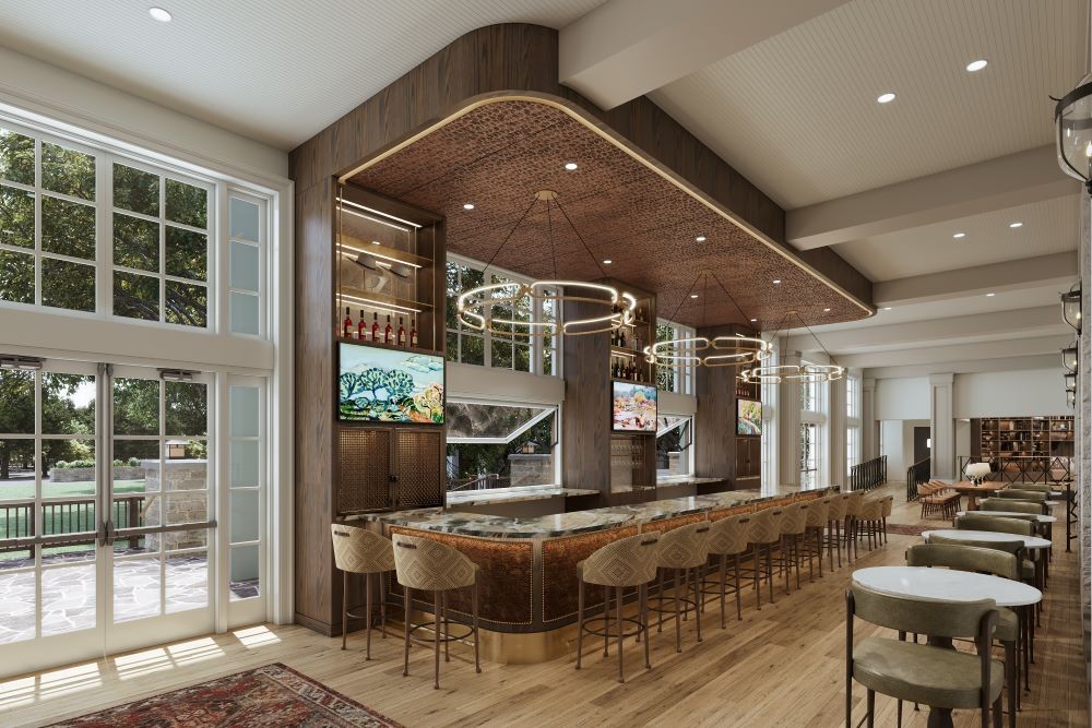 Hyatt Regency Hill Country Resort and Spa Lobby Bar Rendering