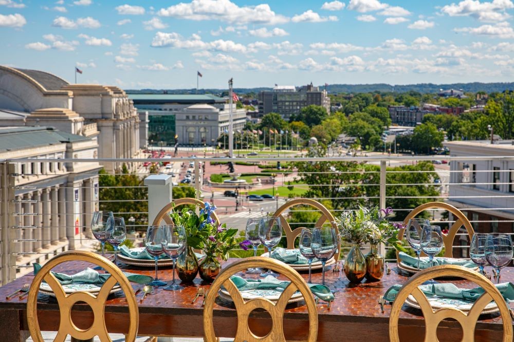 The Royal Sonesta Capitol Hill rooftop dining