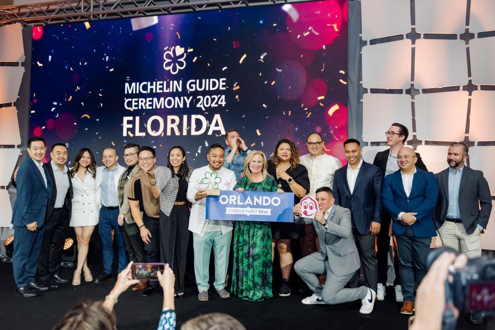 Visit Orlando team celebrates Michelin Stars