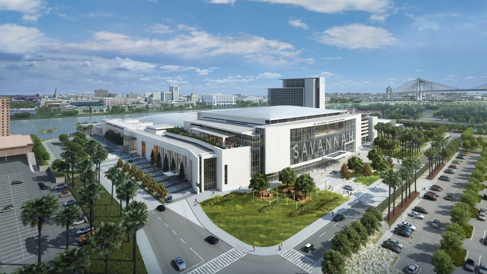 Savannah Convention Center Exterior Rendering