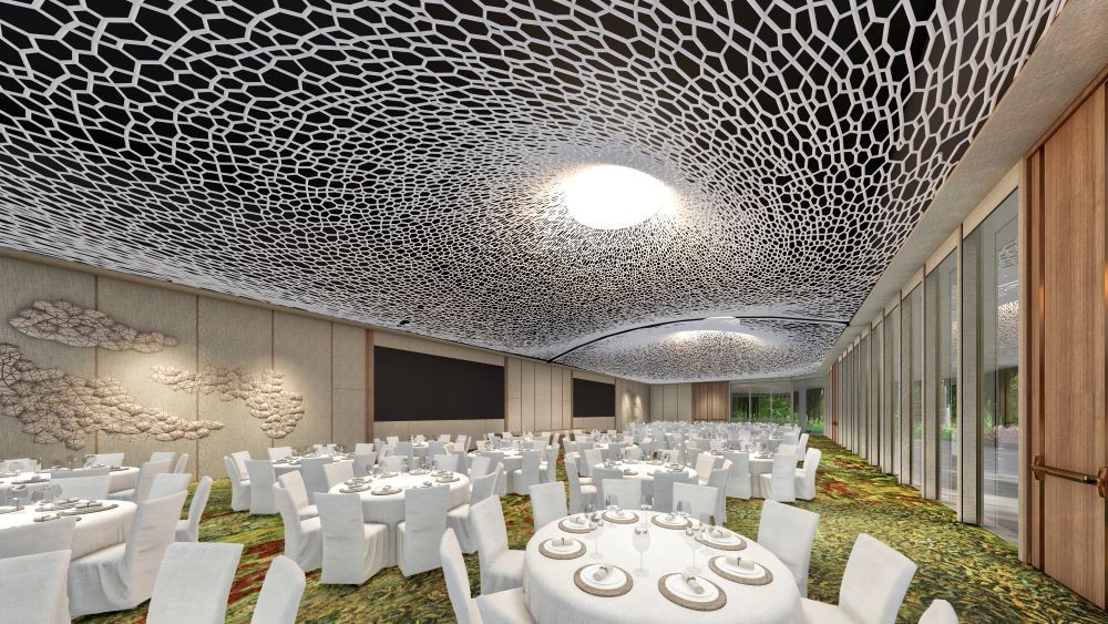Meranti Ballroom at the Mandai Rainforest Resort by Banyan Tree. Credit: Mandai Wildlife Group