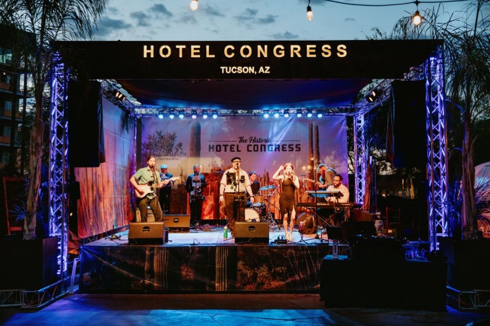 Live music at Hotel Congress. Credit: Wandering Maverick Photo+Film