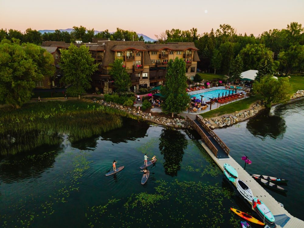 The Lodge at Whitefish Lake exterior
