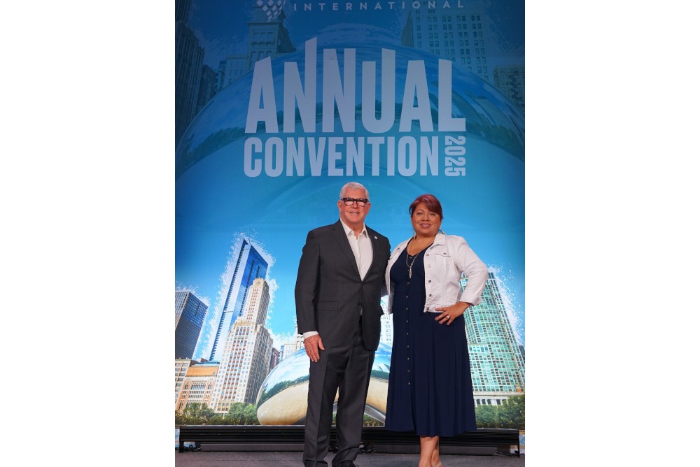 Don Welsh, President and CEO of Destinations International and Sherry L. Rupert (Paiute/Washoe), CEO of AIANTA  
