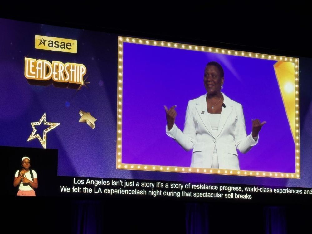 Michelle Mason presents at ASAE Annual Meetings & Exposition at Los Angeles Convention Center