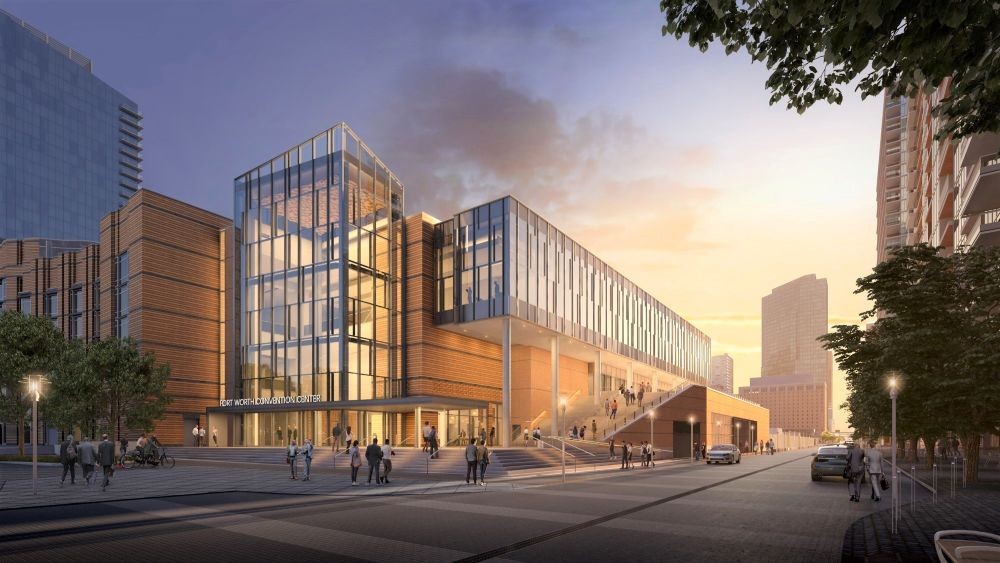 Fort Worth Convention Center (FWCC) southeast entrance rendering. Credit: FWCC.