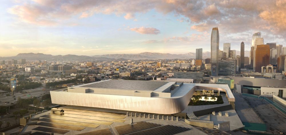 Los Angeles Convention Center Rendering. Credit: Populous.