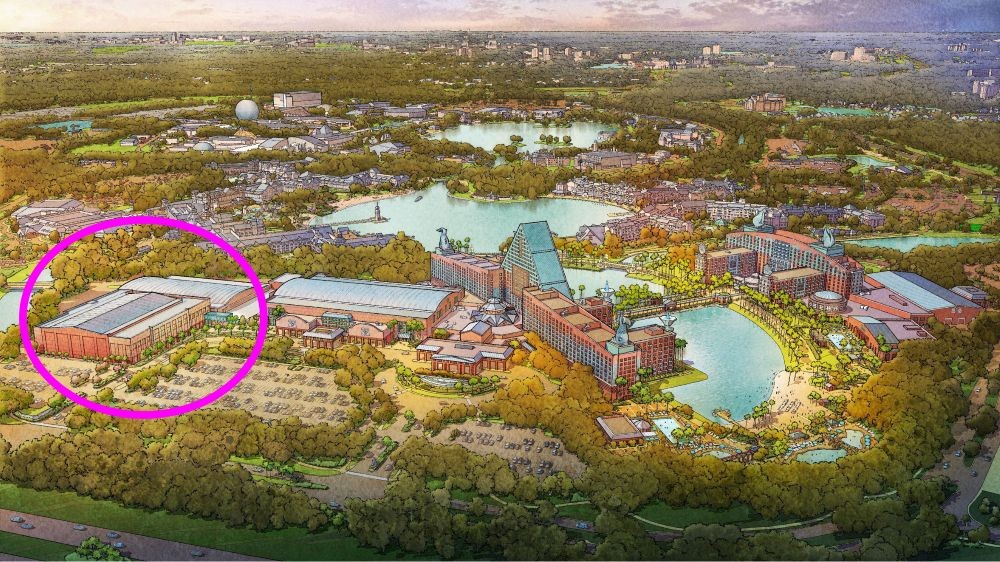 Walt Disney World Swan and Dolphin Aerial View