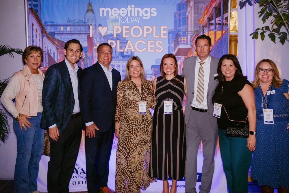 New Orleans & Company team members pose with Royal Sonesta New Orleans team members at Meetings Today LIVE! South.