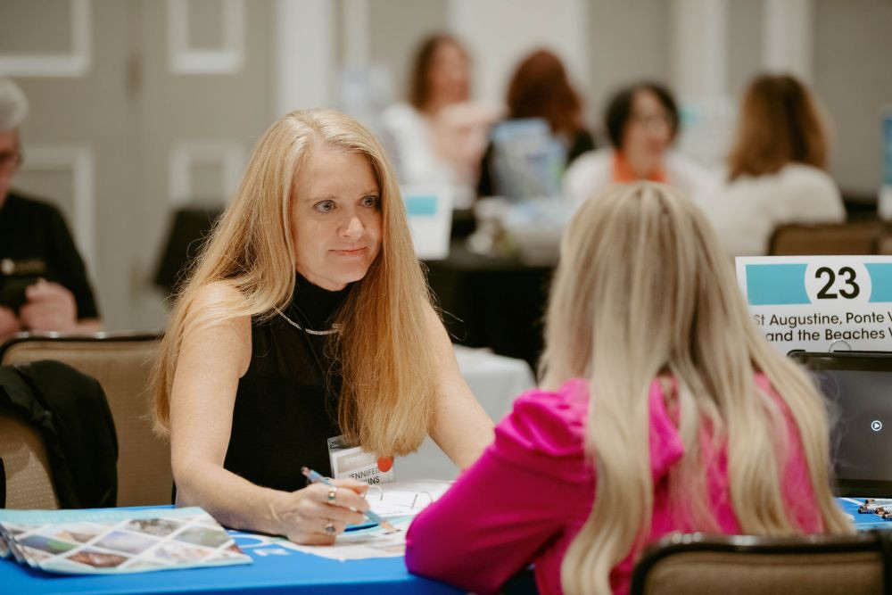 Attendees participate in one-on-one appointments at Meetings Today LIVE! South. 