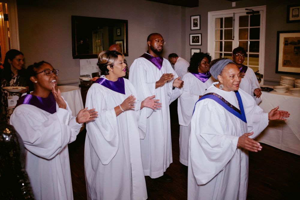 Betty Winn & One A-Chord gospel singers.