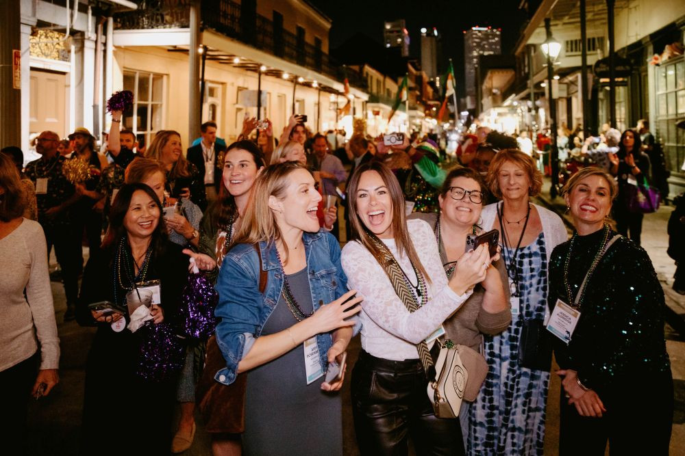 Meetings Today Live! South attendees get the authentic Mardi Gras experience. 