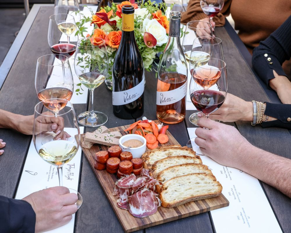 Valette Wines charcuterie board.