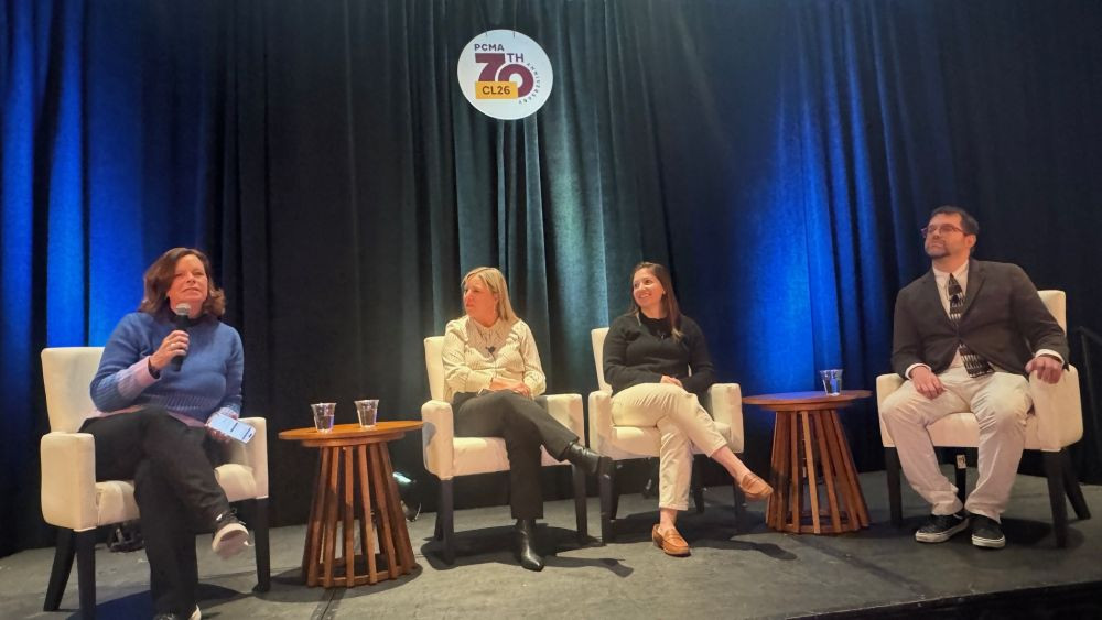 Photo of panel of meeting planners at PCMA Convening Leaders 2026