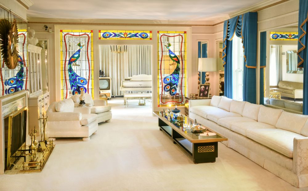 Graceland Mansion Living Room