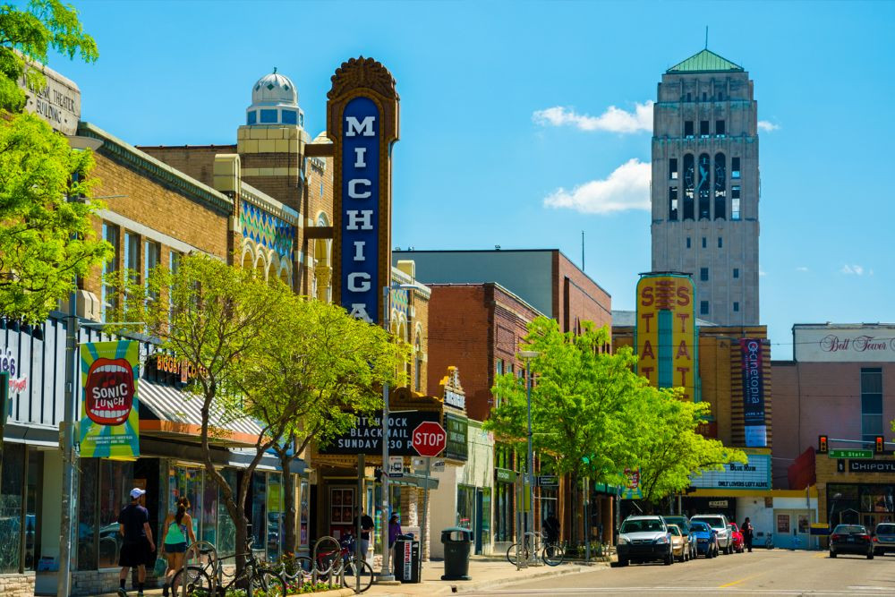 Ann Arbor downtown