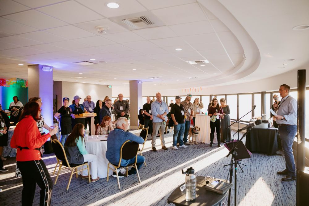 Opening remarks during the reception at Hyatt Regency Milwaukee's Vue
