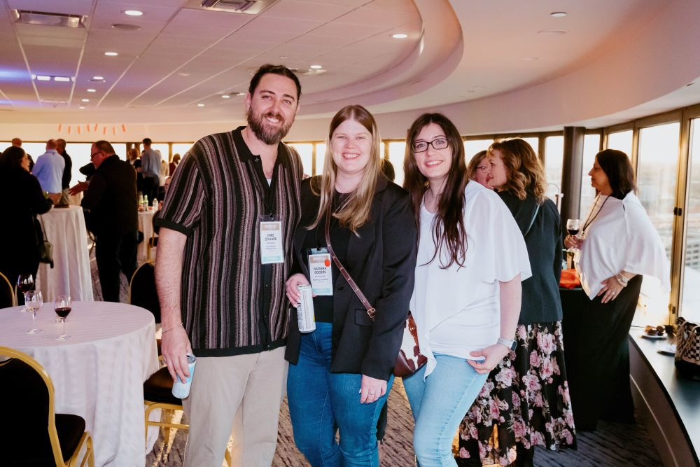 Planners at opening reception 