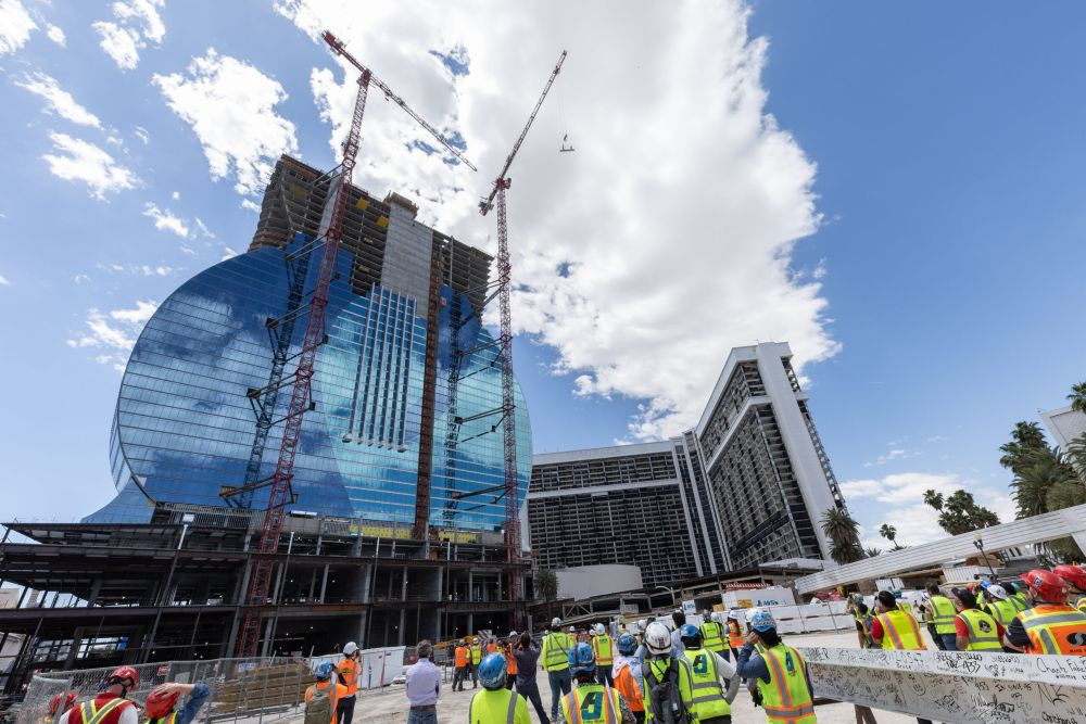 Hard Rock Las Vegas Hotel & Casino under construction.