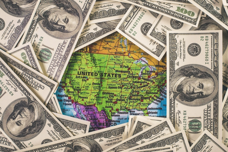 money around map