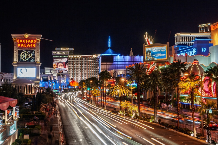 LV Strip at night