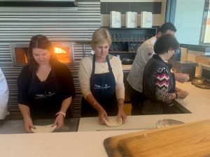 Jennifer Juergens Making Pizza at Signia by Hilton Orlando Bonnett Creek