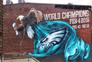 Bringing It Home Super Bowl Mural