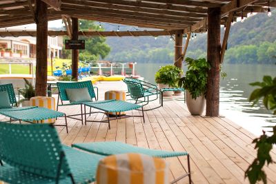 Floating Dock at Lake Austin Spa Resort