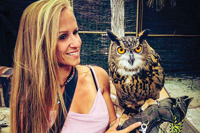 Khara Geders and Luke at the NGALA Wildlife Preserve Khara Geders and Luke at the NGALA Wildlife Preserve