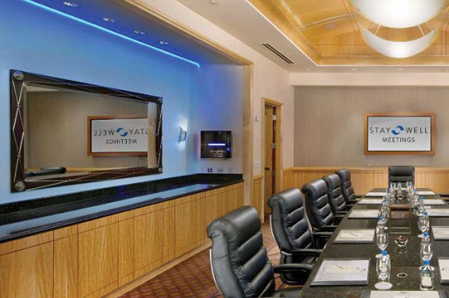 Stay Well Meeting Room: Subtle Blue LED Lighting Can Help Readjust Circadian Rhythm When Traveling Stay Well Meeting Room: Subtle Blue LED Lighting Can Help Readjust Circadian Rhythm When Traveling