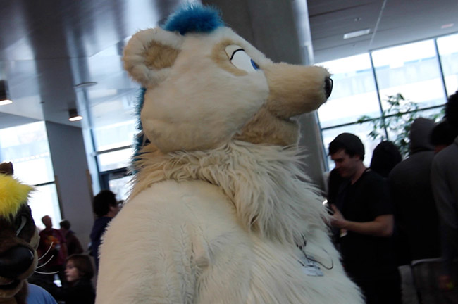 Bob Calhoun Dressed Up As Carmichael the Polar Bear Bob Calhoun Dressed Up As Carmichael the Polar Bear