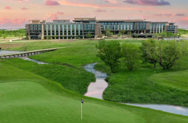 Omni PGA Frisco Resort with golf course green