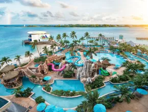 Margaritaville Beach Resort Nassau waterpark.