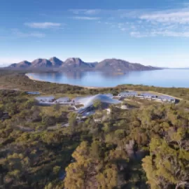 USE Saffire Freycinet, a luxury lodge outside of Hobart in Tasmania