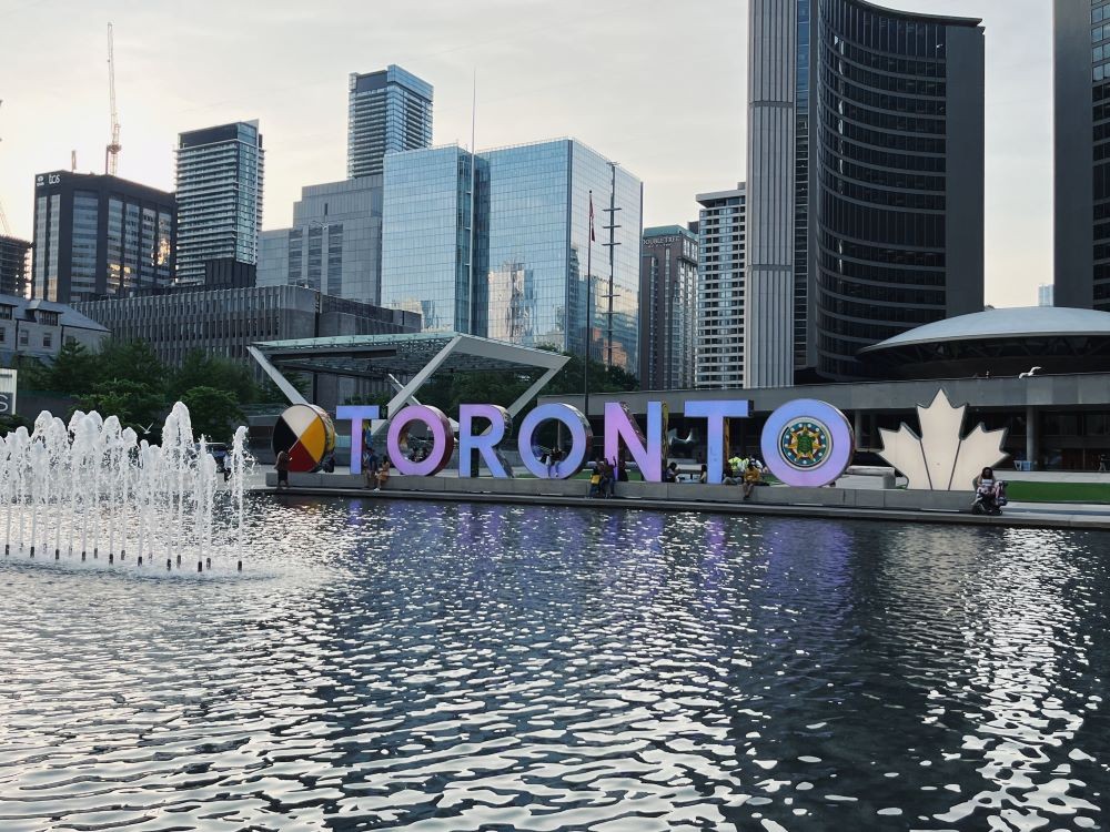 Toronto Sign in Nathan Phillips Square